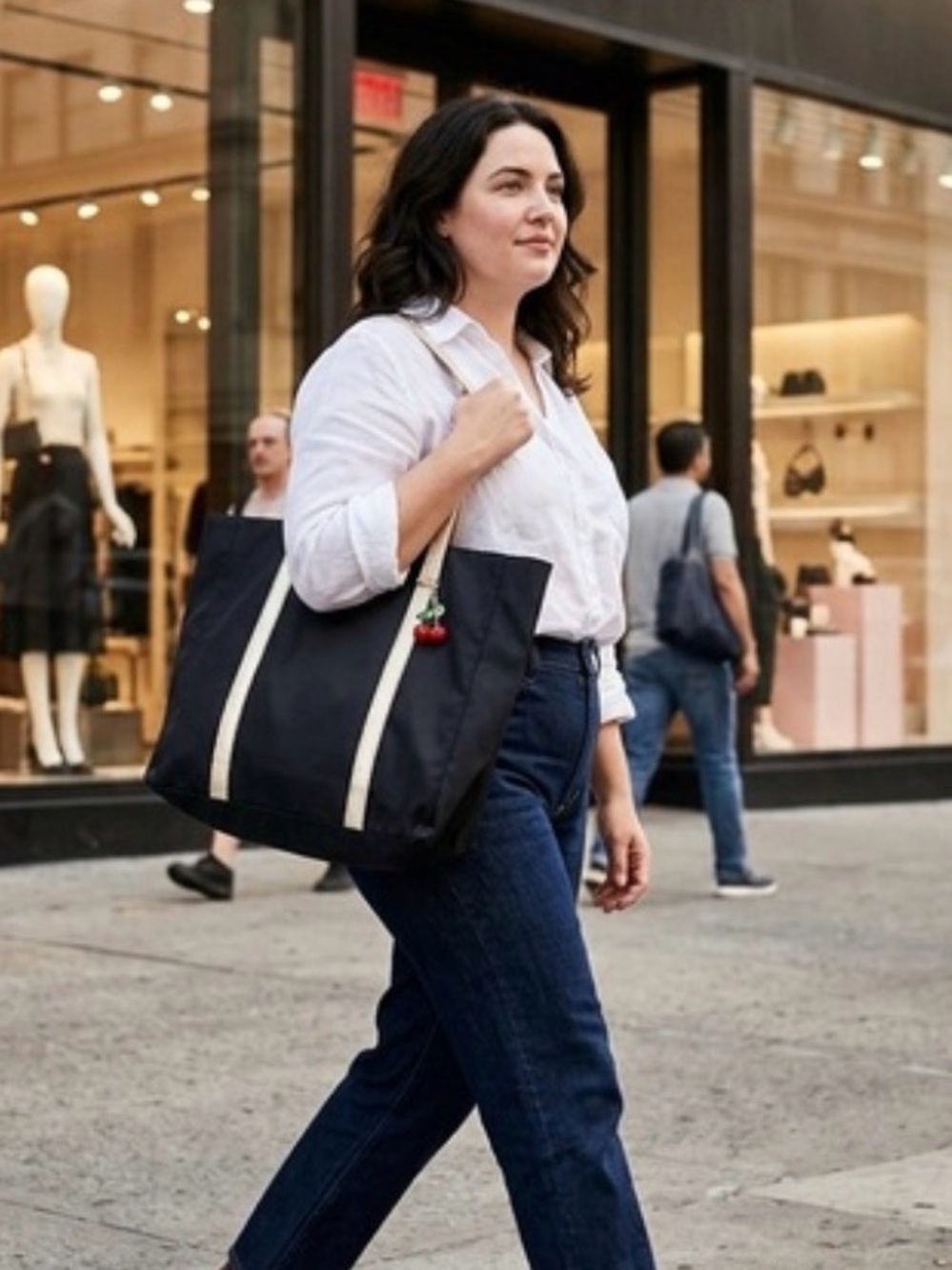 Perfect Marc Jacobs Tote with Cherry Charm